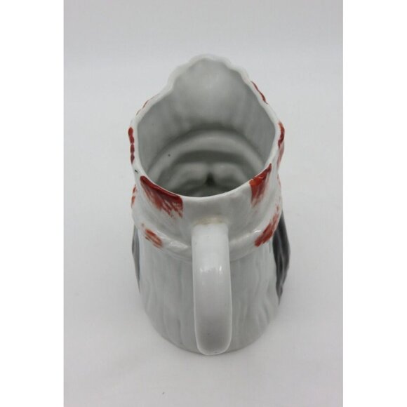 Native American Indian Chief Face Jug Creamer Made In Germany 6" Vintage - Picture 5 of 9